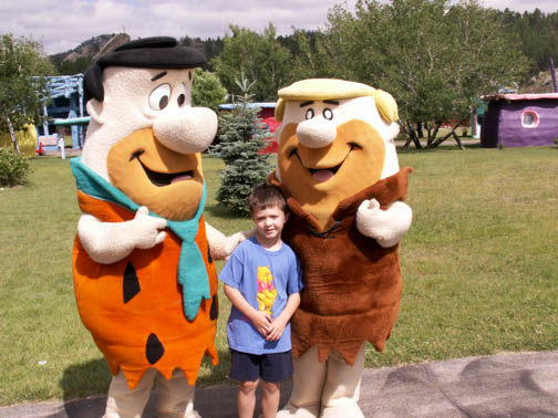 Fred and Barney Flintstones