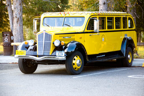 Yellowstone National Park Yellow Bus