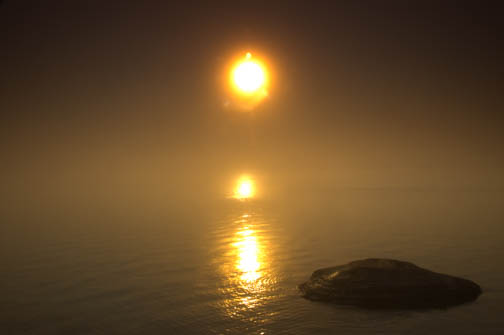 Yellowstone Lake Shore Sunrise